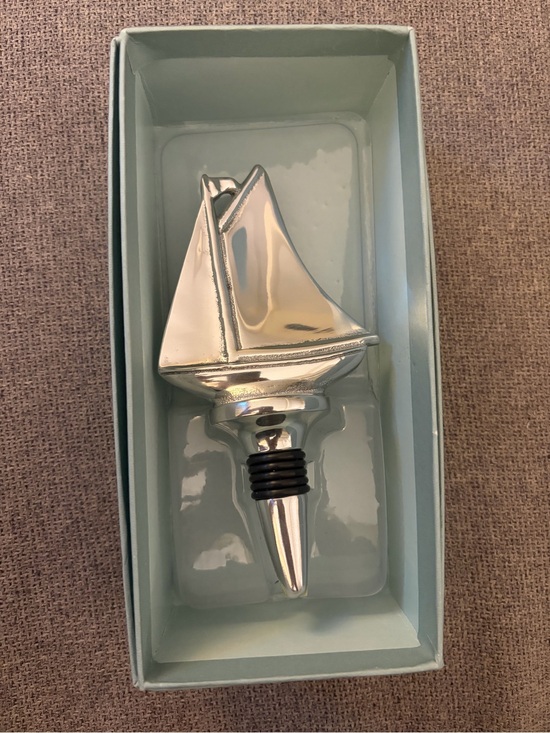 Mariposa Other - Mariposa Silver Sailboat Wine Bottle Stopper
